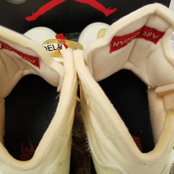 Air Jordan 5 Retro SP Off-White DH8565 100 Size 6.5 main image 7